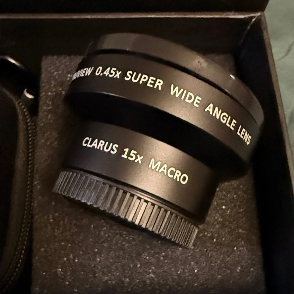 Black Camera Lens Kit